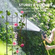 Load image into Gallery viewer, SCENDOR Garden Trellis 70” x 20” for Climbing Plants