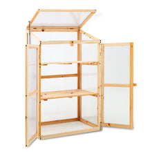 Load image into Gallery viewer, SCENDOR Cold Frames Greenhouse Wooden Design for Garden Plant Germination Outdoor Indoor