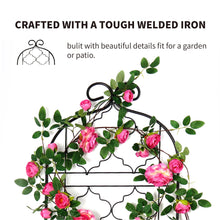 Load image into Gallery viewer, SCENDOR Garden Metal Frame Trellis for Climbing Plants  (60 *16 Inch, Pack of 2, Black)
