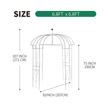 Load image into Gallery viewer, SCENDOR Garden Arches Arbors Metal Gazebo White Durable Iron Trellis
