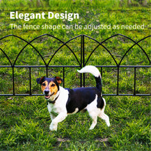 Load image into Gallery viewer, SCENDOR Garden Decorative Fences Panel 18&quot;x16&quot; 5 Pack for Flower Bed Edging Rustproof Dog Fencing
