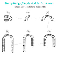 Load image into Gallery viewer, Scendor European-Style Iron Arbors Arches Trellises Garden Decoration Plant Climbing Plant Climbing
