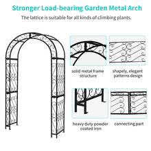 Load image into Gallery viewer, Scendor European-Style Iron Arbors Arches Trellises Garden Decoration Plant Climbing Plant Climbing
